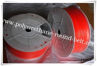 90A Orange Polyurethane Round Belt Urethane Round Belting With Smooth Surface