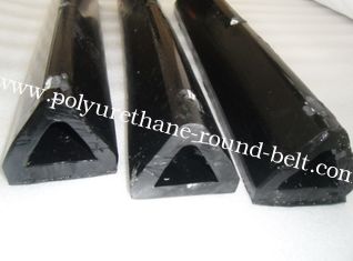Non-standard Injection Molding Black Triangle Piping , Industrial Polyurethane Parts