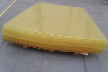 Elastic Industrial Polyurethane Rubber Sheet , Abrasion Resistant PU Wear Plate
