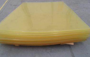 Elastic Industrial Polyurethane Rubber Sheet , Abrasion Resistant PU Wear Plate