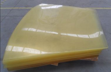Elastic Industrial Polyurethane Rubber Sheet , Abrasion Resistant PU Wear Plate