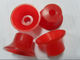 Industrial Protection Polyurethane Parts , PU Red Little Parts