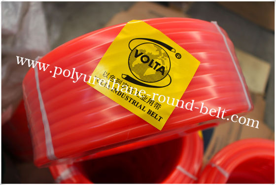 Polyurethane Round Belt 0.3kg-31.3kg Tensile Rough Surface